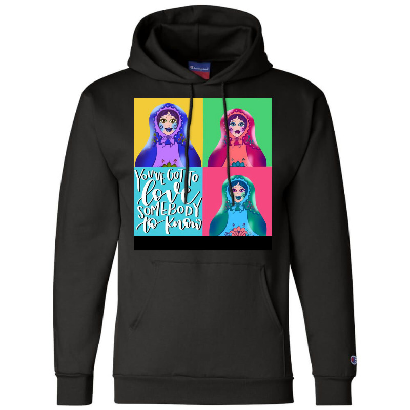 Russian Doll Poster Aesthetic Champion Hoodie | Artistshot