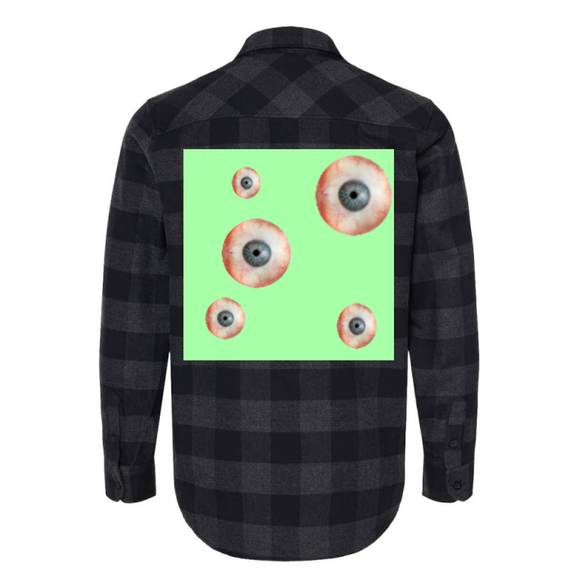 Green Eye Pattern Poster 80s Flannel Shirt | Artistshot