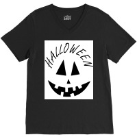 Halloween Poster Tumblr V-neck Tee | Artistshot