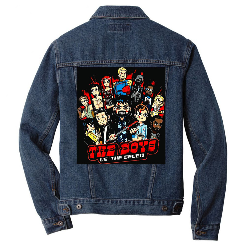 The Boys Tv Show Poster Travel Quote Men Denim Jacket | Artistshot