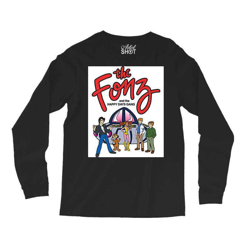 The Fonz Toon Poster Aesthetic Long Sleeve Shirts | Artistshot