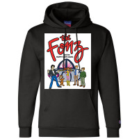 The Fonz Toon Poster Aesthetic Champion Hoodie | Artistshot