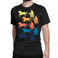 Limited Edition Harness Horse Racing Men Women Cool Retro Colors Classic T-shirt | Artistshot