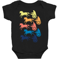 Limited Edition Harness Horse Racing Men Women Cool Retro Colors Baby Bodysuit | Artistshot