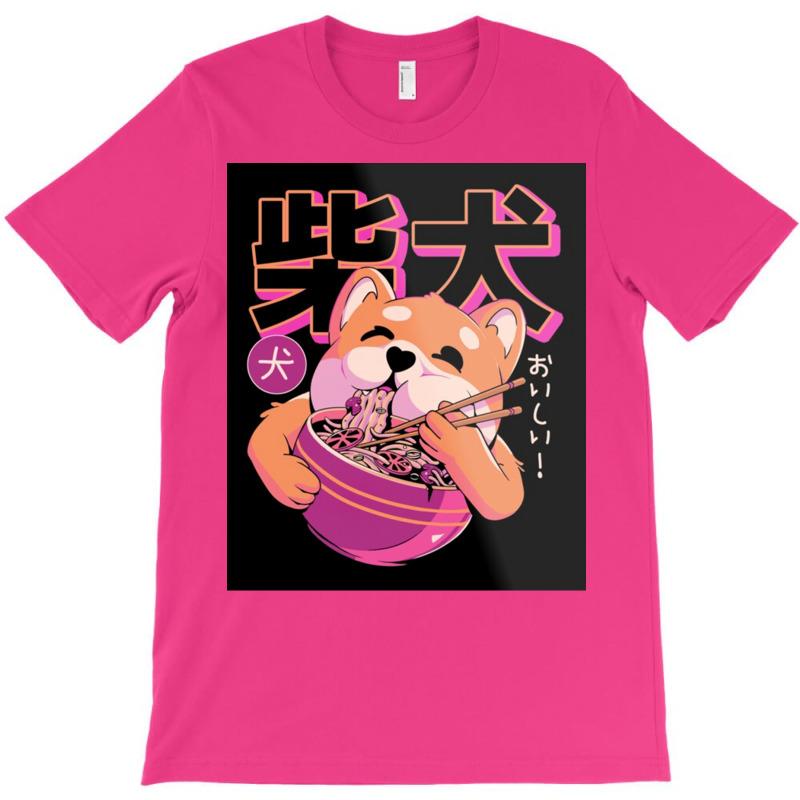 Shiba Noodles Poster Poster Travel T-Shirt by tamrahzeller4 | Artistshot