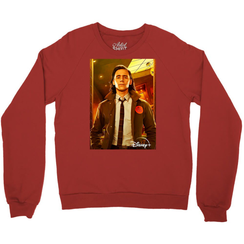 The God Of Mischief Poster Yellow Crewneck Sweatshirt | Artistshot