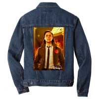 The God Of Mischief Poster Yellow Men Denim Jacket | Artistshot