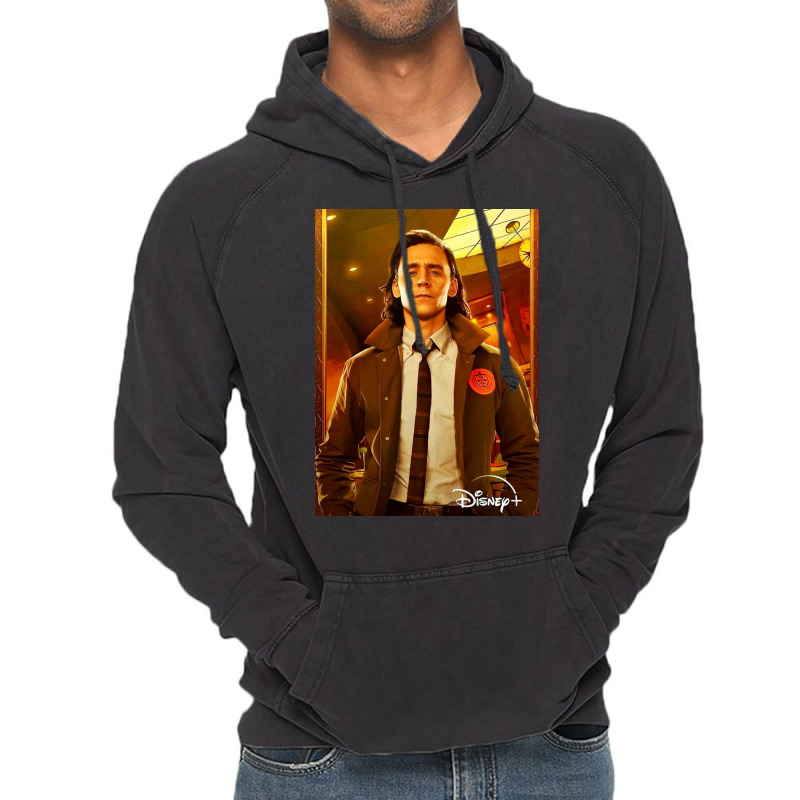 The God Of Mischief Poster Yellow Vintage Hoodie | Artistshot