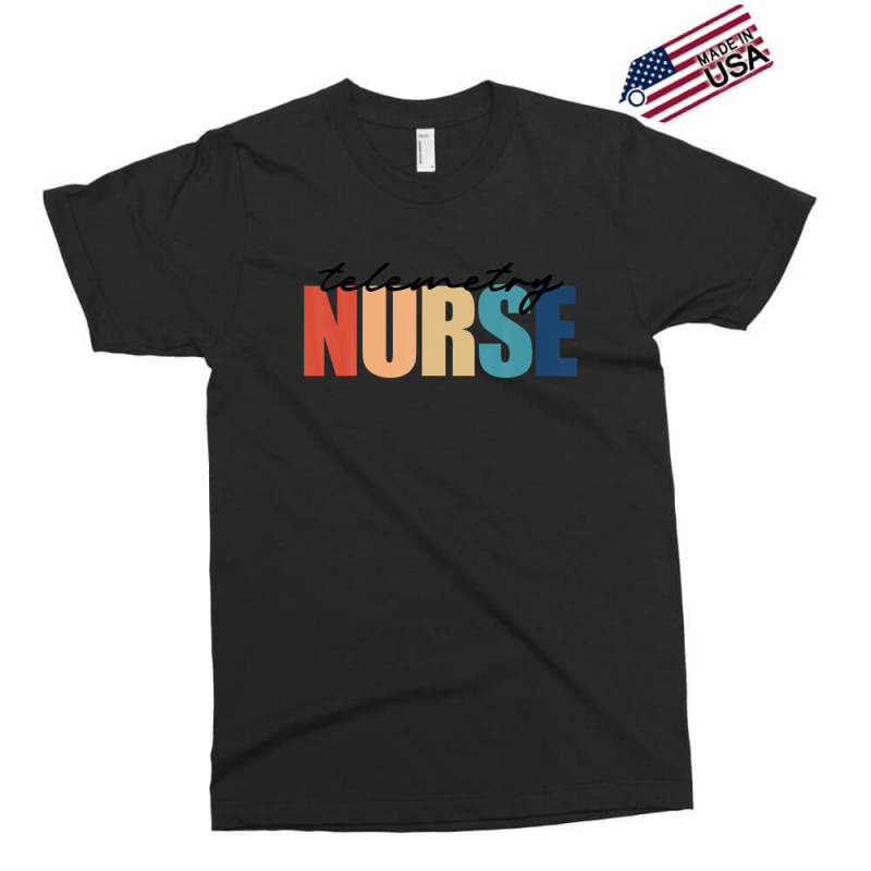 Telemetry Nurse Progressive Care Cardiac Nursing Exclusive T-shirt | Artistshot