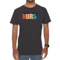 Telemetry Nurse Progressive Care Cardiac Nursing Vintage T-shirt | Artistshot