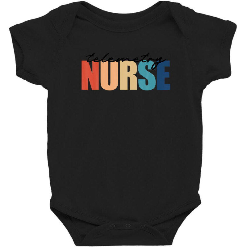 Telemetry Nurse Progressive Care Cardiac Nursing Baby Bodysuit | Artistshot