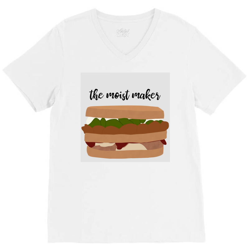 The Moist Maker Poster 80s V-neck Tee | Artistshot