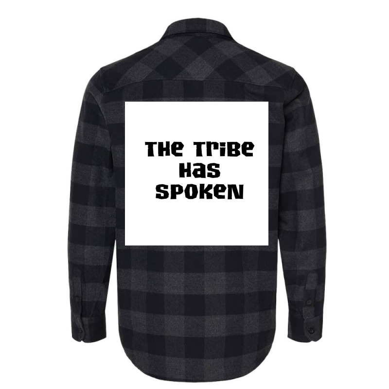 The Tribe Has Spoken 2 Poster Hipster Flannel Shirt | Artistshot