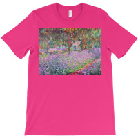 The Artists Garden At Giverny 1900 Claude Monet Poster Aesthetic T-shirt | Artistshot