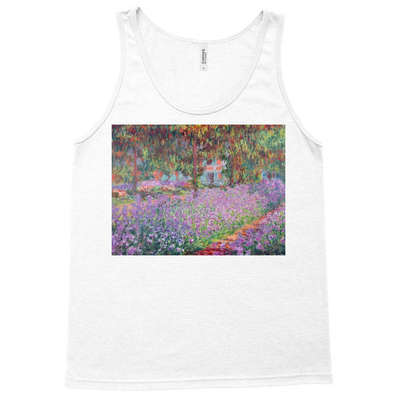 The Artists Garden At Giverny 1900 Claude Monet Poster Aesthetic Tank Top by tamrahzeller4 | Artistshot