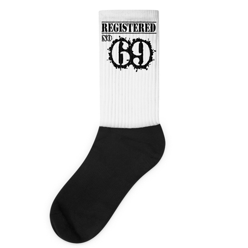 Registered No 69 Socks | Artistshot