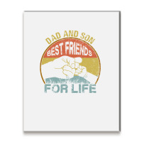 Father And Son  Best Friens For Life Matching Metal Print Vertical | Artistshot