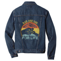 Father And Son  Best Friens For Life Matching Men Denim Jacket | Artistshot