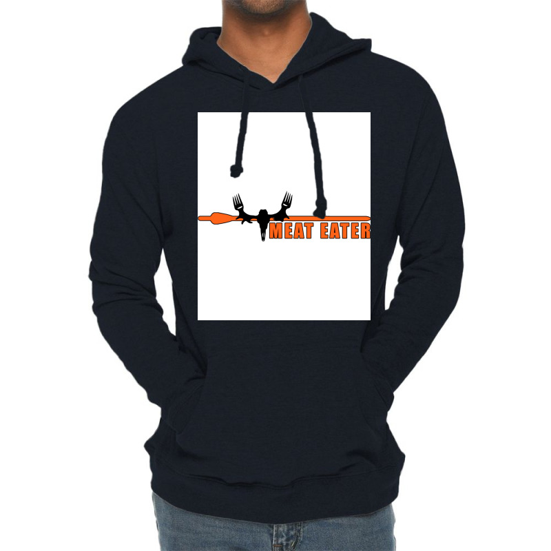 Meat Eater Classic Poster Vintage Lightweight Hoodie | Artistshot