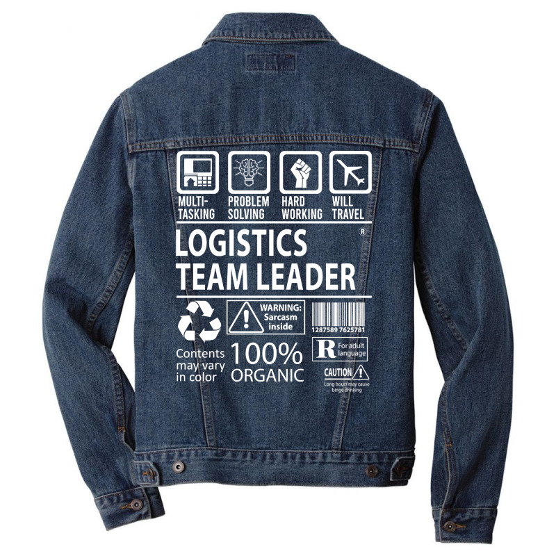 Trending Logistics Team Leader T Shirt - Multitasking Certified Job Gi Men Denim Jacket by femalesbaubles | Artistshot