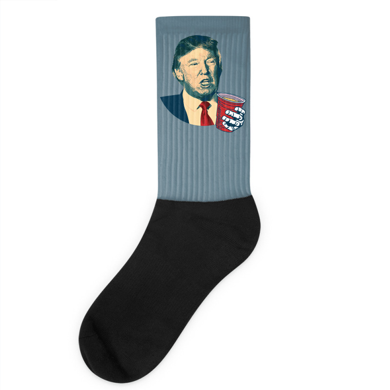 Donald Trump Celebrating 4th Of July Socks | Artistshot