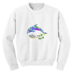 accountant dolphin design   accounting gifts Youth Sweatshirt | Artistshot