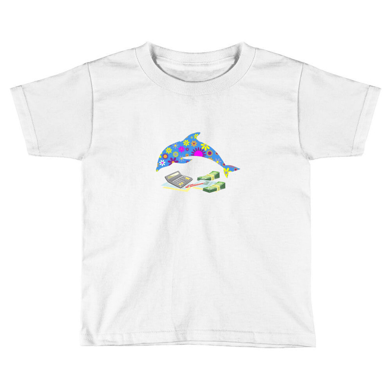 Accountant Dolphin Design   Accounting Gifts Toddler T-shirt | Artistshot