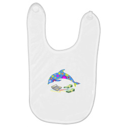 accountant dolphin design   accounting gifts Baby Bibs | Artistshot