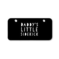 Father S Day  For Kid Boys And Girls Daddys Sidekick Bicycle License Plate | Artistshot