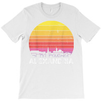 Retro Virginia Alexandria Skyline Vintage Urban Buildings T Shirt T-shirt | Artistshot