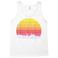 Retro Virginia Alexandria Skyline Vintage Urban Buildings T Shirt Tank Top | Artistshot