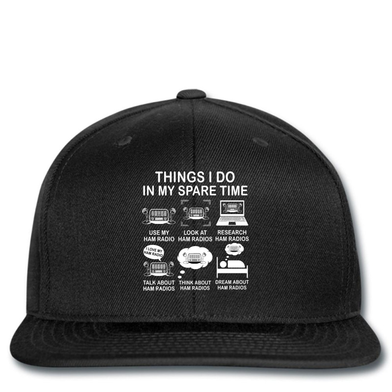 Things I Do In My Spare Time Ham Radio Funny Operator Gift For Ham Rad Printed hat by LarryArtist | Artistshot