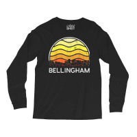 Retro Washington Bellingham Visitors Skyline Vintage Urban T Shirt Long Sleeve Shirts | Artistshot