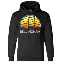 Retro Washington Bellingham Visitors Skyline Vintage Urban T Shirt Champion Hoodie | Artistshot