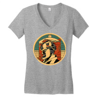 Retro Japanese Samurai Warrior Grunge Vintage Gift T Shirt Women's V-neck T-shirt | Artistshot