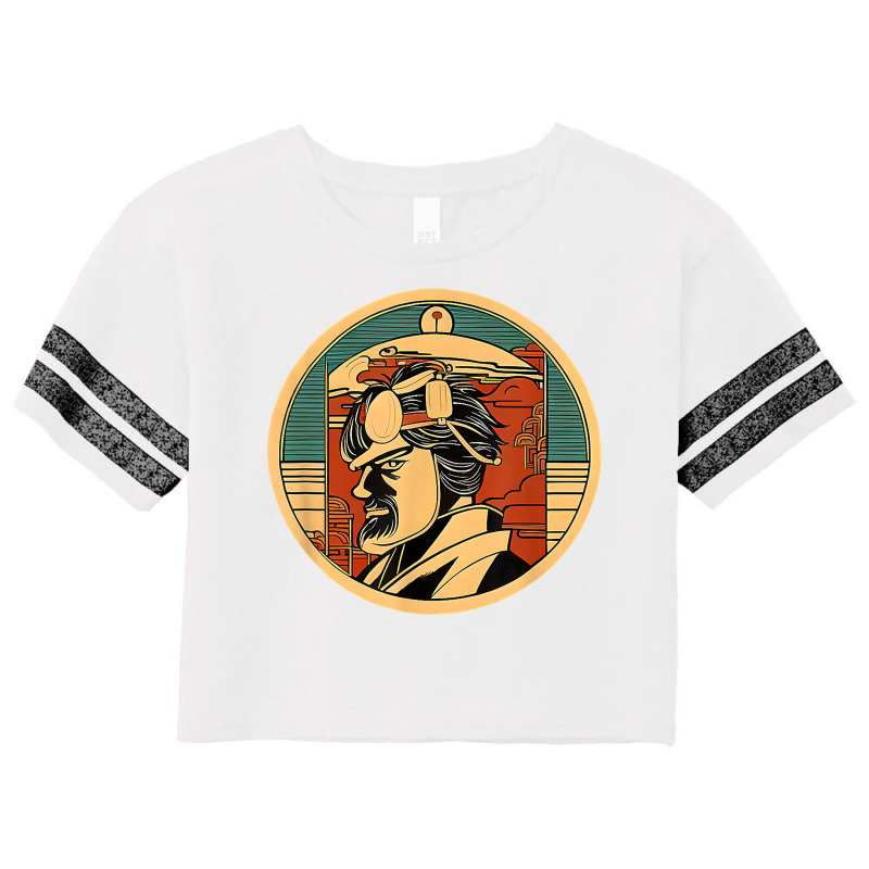 Retro Japanese Samurai Warrior Grunge Vintage Gift T Shirt Scorecard Crop Tee by cordellwerw56r | Artistshot