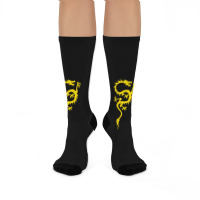 Chinese Dragon Cool Oriental Asian Kung Fu Crew Socks | Artistshot