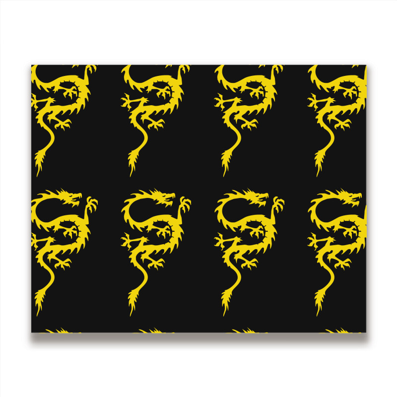 Chinese Dragon Cool Oriental Asian Kung Fu Metal Print Horizontal | Artistshot