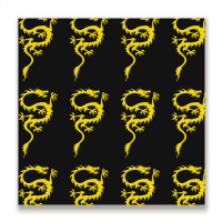 Chinese Dragon Cool Oriental Asian Kung Fu Metal Print Square | Artistshot