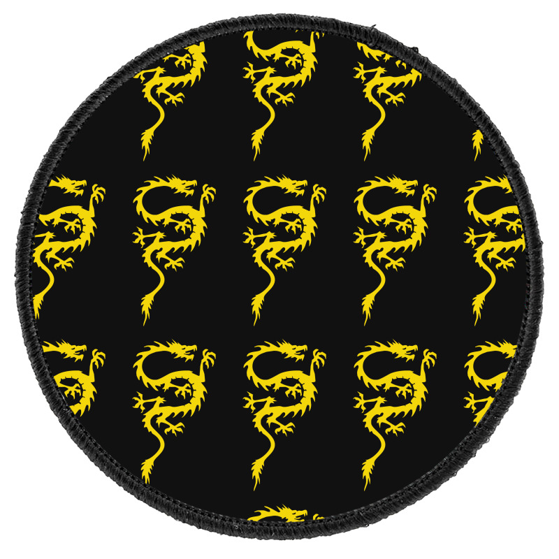 Chinese Dragon Cool Oriental Asian Kung Fu Round Patch | Artistshot