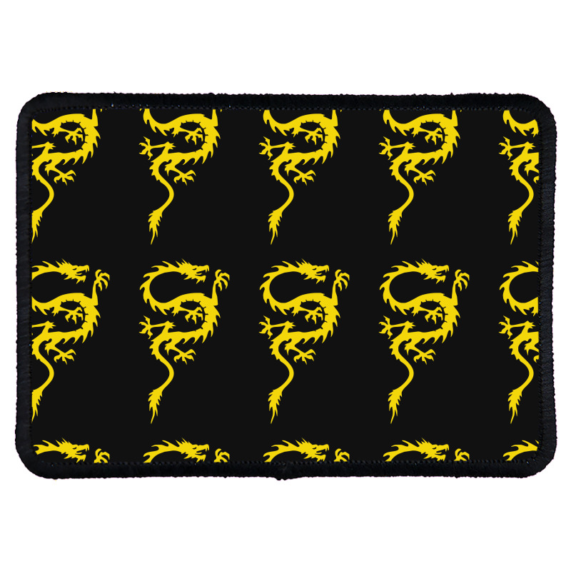 Chinese Dragon Cool Oriental Asian Kung Fu Rectangle Patch | Artistshot