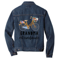 Grandma Extraordinaire Gift For Grandmother Men Denim Jacket | Artistshot