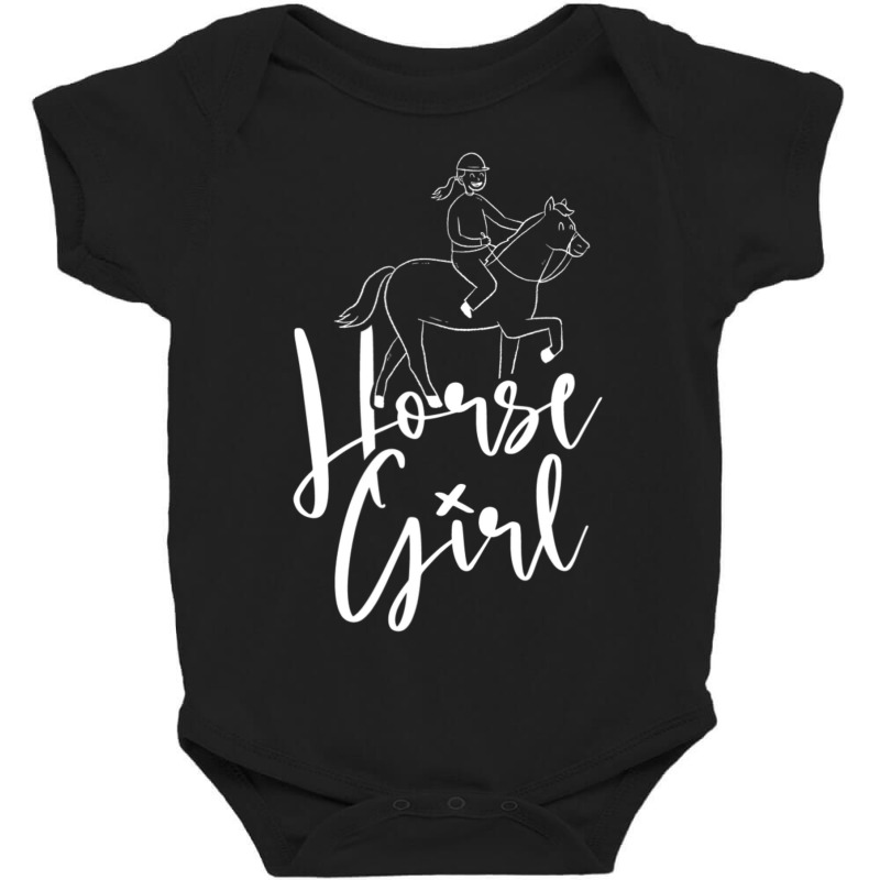 Trending Horse Girl Jockey Riding Horses Equestrian Baby Bodysuit | Artistshot