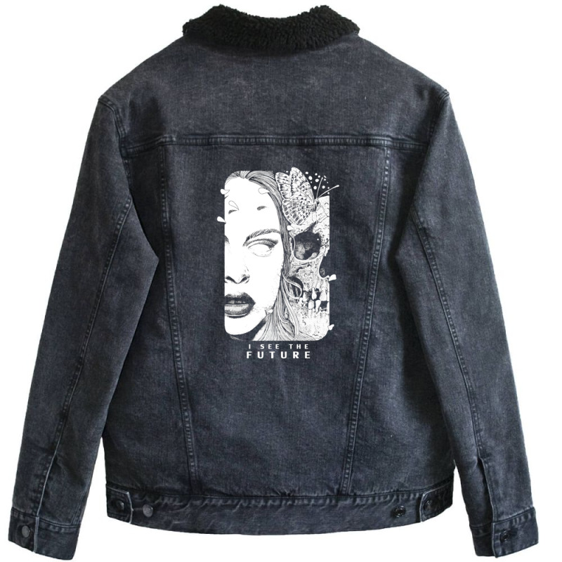 I See The Future Special Edition 21 1 Unisex Sherpa-Lined Denim Jacket by jesusvega | Artistshot