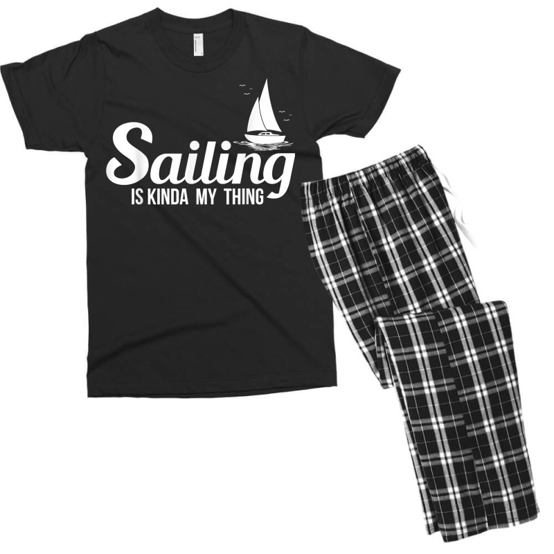 Sailing Ship Captain Sailing Boat Gift Compass Sailing Sailor T Shirt Men's T-shirt Pajama Set | Artistshot