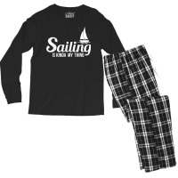 Sailing Ship Captain Sailing Boat Gift Compass Sailing Sailor T Shirt Men's Long Sleeve Pajama Set | Artistshot