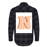 The Letter N Poster Girl Flannel Shirt | Artistshot