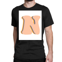 The Letter N Poster Girl Classic T-shirt | Artistshot