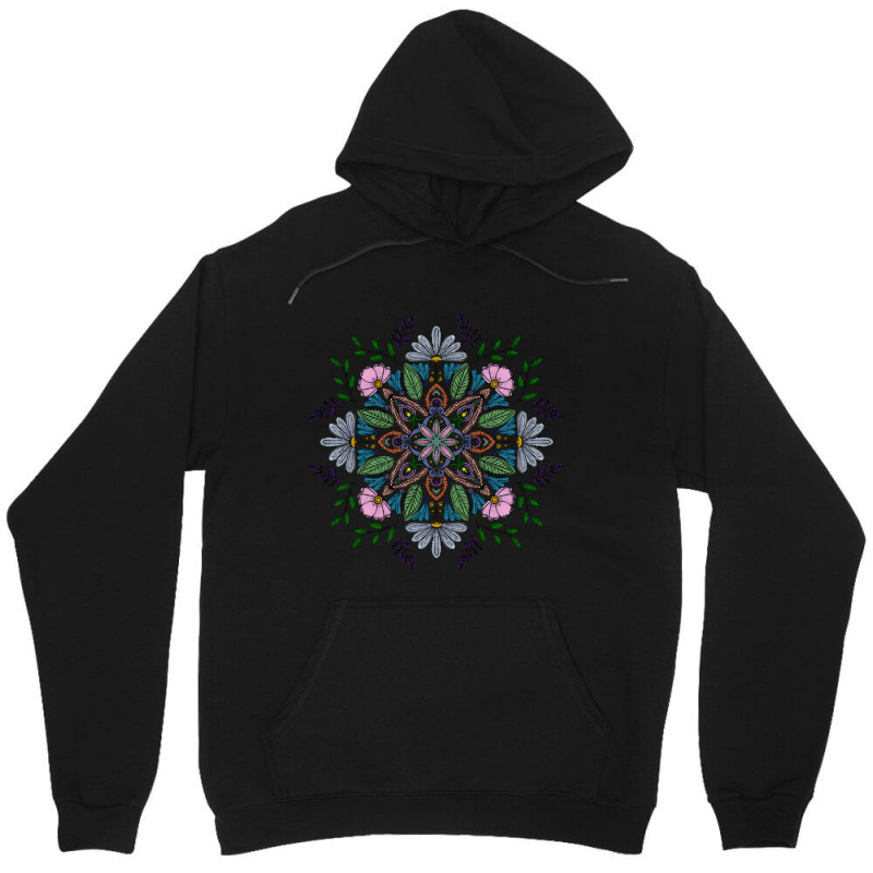 Limited Edition Flowery Mandala Unisex Hoodie by Jerhogen528 | Artistshot