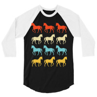 Trending Horse Horse Riding 3/4 Sleeve Shirt | Artistshot